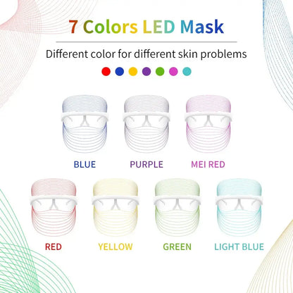 GlowVeil LED Face Therapy Mask